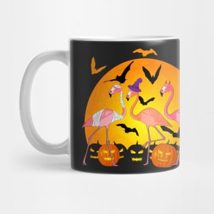 Happy Halloween Funny Flamingo Mug